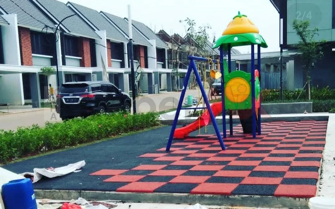 Lantai Karet Cor untuk Solusi Permukaan yang Kuat dan Aman