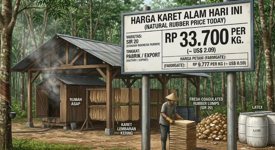 Raw Rubber Price per Kg Today: Faktor yang Mempengaruhi Harga Bahan Baku Karet