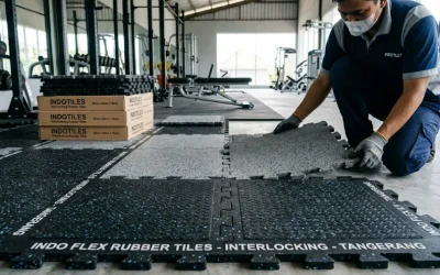 Interlocking Rubber Tiles untuk Lantai Modular yang Praktis dan Tahan Lama
