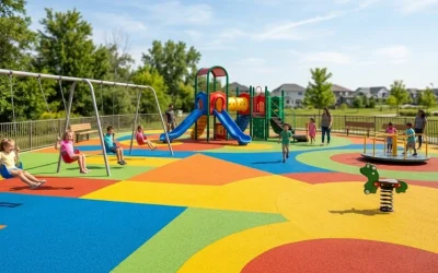 Playground Rubber Flooring untuk Area Bermain Anak yang Lebih Aman