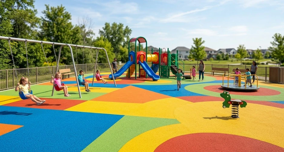 Playground Rubber Flooring