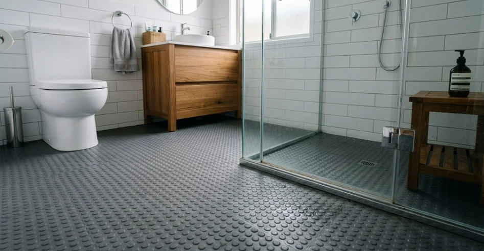 Rubber Flooring Installation