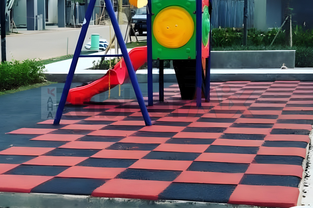 rubber cor playground outdoor